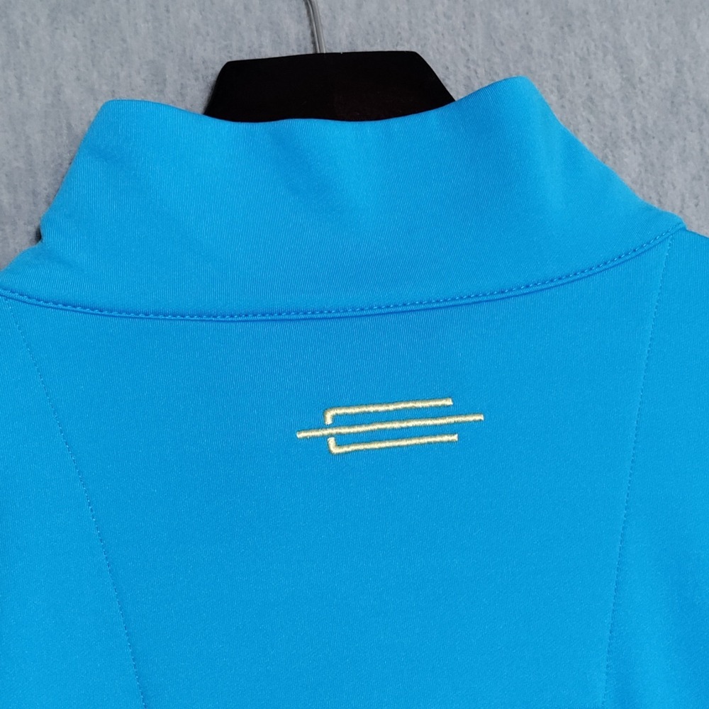 Carnoustie Golf Vest Mens Large 1/4 Zip Performance Pullover Blue Preppy Classic - Picture 4 of 12